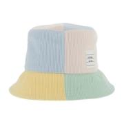 Luxe katoenen fluwelen emmerhoed Thom Browne , Blue , Heren