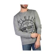 Fips208 Sweatshirt, Blijf warm en stijlvol Plein Sport , Gray , Heren