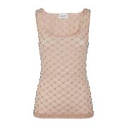 Sleeveless Tops P.a.r.o.s.h. , Beige , Dames