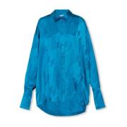 Diana oversized shirt The Attico , Blue , Dames