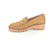 Camel daim Moccassin +Gar. DZ Jhay , Brown , Dames