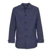 Blauwe Hamilton Trenchcoat Save The Duck , Blue , Heren