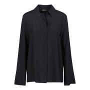 Nero Langarmshirt Federica Tosi , Black , Dames