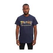 t-shirt Thrasher , Blue , Heren