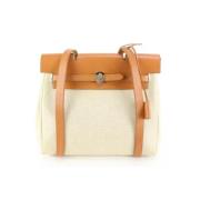 Tweedehands rugzak Hermès Vintage , Beige , Dames