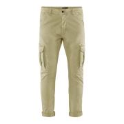 Slim Fit Cargo Broek BomBoogie , Beige , Heren