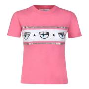T-shirt Chiara Ferragni Collection , Pink , Dames