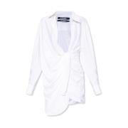 Asymmetrische jurk Jacquemus , White , Dames