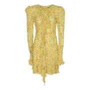 Short Dresses Alessandra Rich , Yellow , Dames