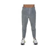 Straight Trousers PT Torino , Gray , Heren
