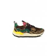 Dierenprint Sneakers, Bruin - Maat: 37, Kleur: Bruin Flower Mountain ,...