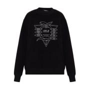 Fleece sweatshirt met ritsen Undercover , Black , Dames