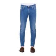 Skinny Jeans Incotex , Blue , Heren