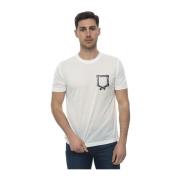 Ronde Hals T-Shirt Kiton , White , Heren