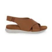 Flat Sandals Cinzia Soft , Brown , Dames