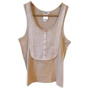 Pre-owned Cotton tops Chloé Pre-owned , Beige , Dames