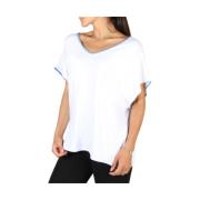 T-shirt Emporio Armani EA7 , White , Dames