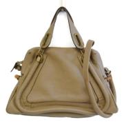 Pre-owned Leather handbags Chloé Pre-owned , Gray , Dames