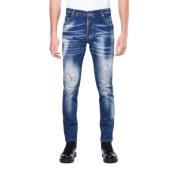 Blauw Gewassen Oranje Jeans My Brand , Blue , Heren