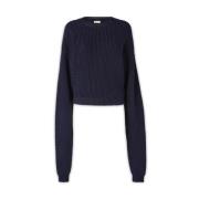 Round-neck Knitwear Quira , Blue , Dames