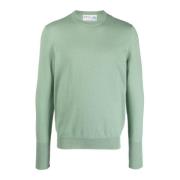 Cashmere Crewneck Sweater Ballantyne , Green , Heren
