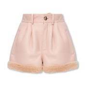 ‘Sovata’ leren shorts The Mannei , Pink , Dames