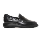 Stijlvolle Heren Loafers Schoenen Hogan , Black , Heren