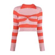 Multi Wol Crewneck Sweater voor Vrouwen Marni , Multicolor , Dames