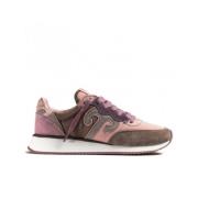 Quartz Roze Nylon Sneakers - Maat 36 Wushu Ruyi , Pink , Dames