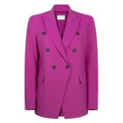 Stijlvolle Greet Blazer in Fuxia Jane Lushka , Pink , Dames