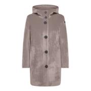 Velvet Neo Parka Jas RRD , Beige , Dames