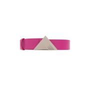 Leren Riem The Attico , Pink , Dames