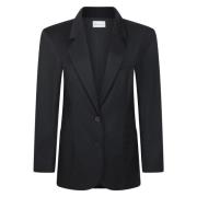 Lennard Oversize Blazer | Zwart Jane Lushka , Black , Dames