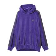 Logo Hoodie met Voorzak Needles , Purple , Heren