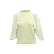 Pre-owned Wool tops Chloé Pre-owned , Beige , Dames