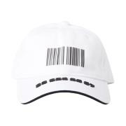 Gebreide Barcode Cap Vtmnts , White , Heren