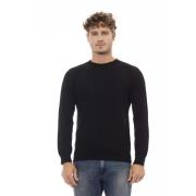 Zwarte Crewneck Sweater Alpha Studio , Black , Heren