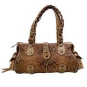 Chloé Brown Snake Silverado Schoudertas Chloé Pre-owned , Brown , Dame...