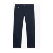 Marineblauwe Stretch Katoenen Broek met Vijf Zakken Brooks Brothers , ...