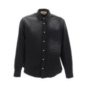 Casual Shirts Diffusore N_X001A_9 - Cortina Marni , Black , Heren