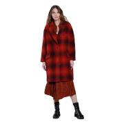 Single-Breasted Coats Mason's , Red , Dames