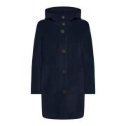 Velvet Neo Parka Jas RRD , Blue , Dames