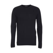 Lauritz Crew Knit Trui Clean Cut , Blue , Heren