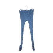 Pre-owned Silk bottoms Chloé Pre-owned , Blue , Dames