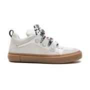 Witte platte schoenen voor vrouwen Marcelo Burlon , White , Heren