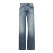 Straight Jeans Slvrlake , Blue , Dames