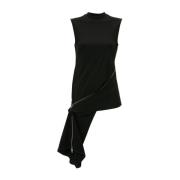 Stijlvolle Zwarte Mouwloze Top met Ritssluiting JW Anderson , Black , ...