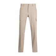 Cargo Katoenen Broek met Zij- en Achterzakken PT Torino , Beige , Here...