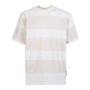 Cotton T-shirt withet inserts from Msgm Msgm , White , Heren