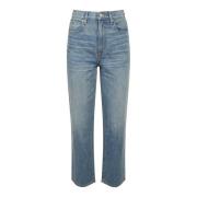 Straight Jeans Slvrlake , Blue , Dames